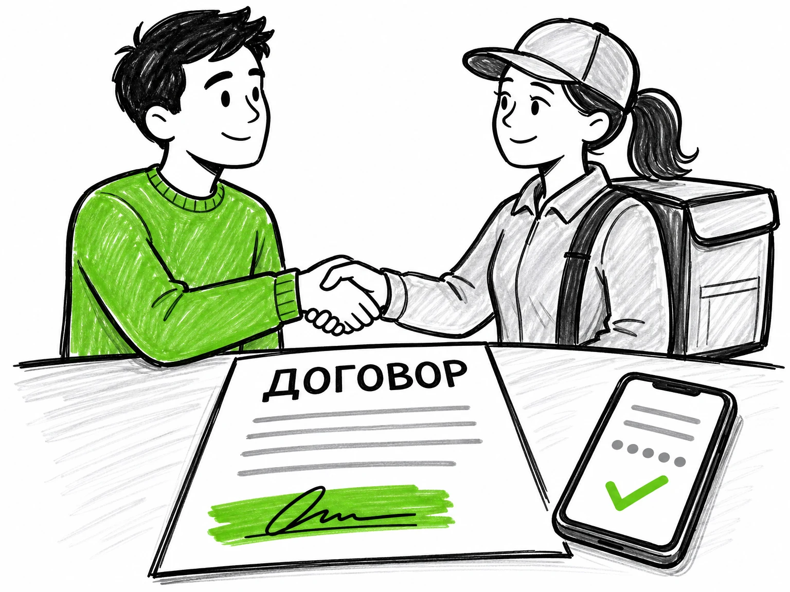Договор с самозанятым в Казахстане: нужен ли, что в него записать и как подписать