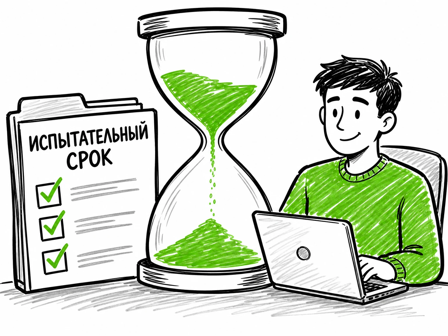 Испытательный срок по ТК РК в 2026 году: сколько длится, как оформить и как уволить по итогам