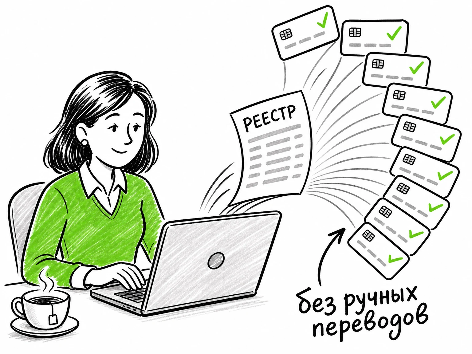 Выплаты самозанятым: как платить десяткам исполнителей без ручных переводов и ошибок
