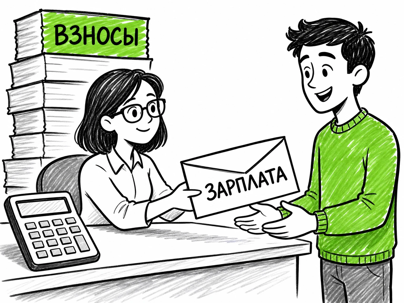 Налоги работодателя за сотрудника в 2026 году: что удерживать из зарплаты, что платить сверху и как считать